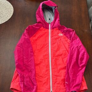 The North Face Fuchsia and Coral Windbreaker